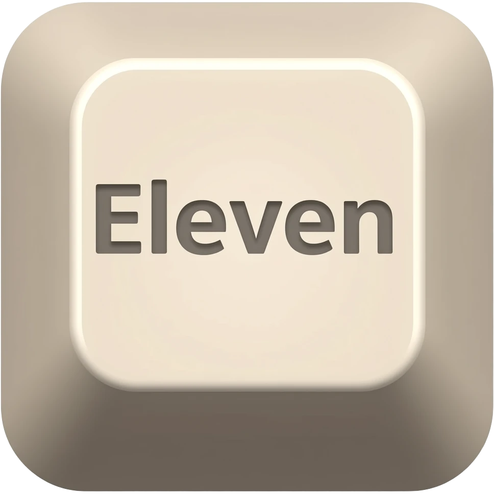 Keycap Eleven emoji