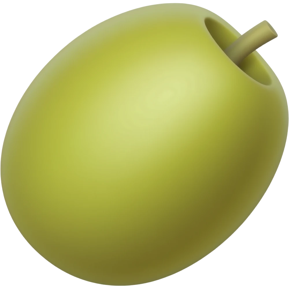 yellow olive emoji