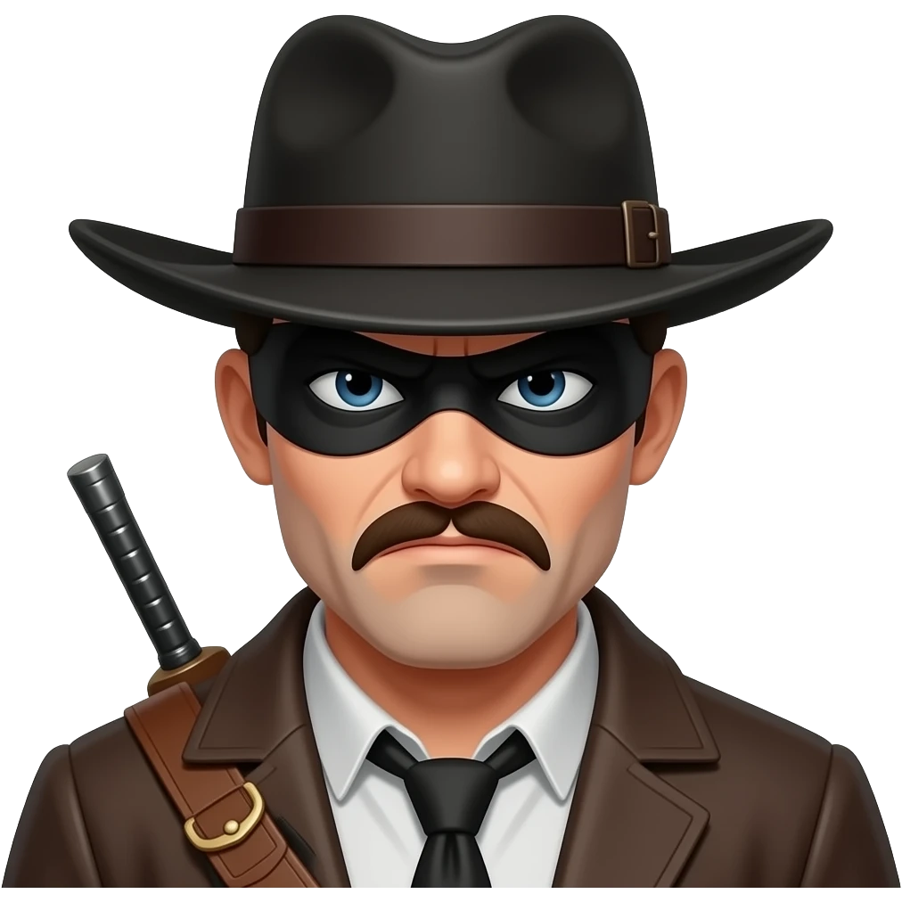 bandido triste emoji