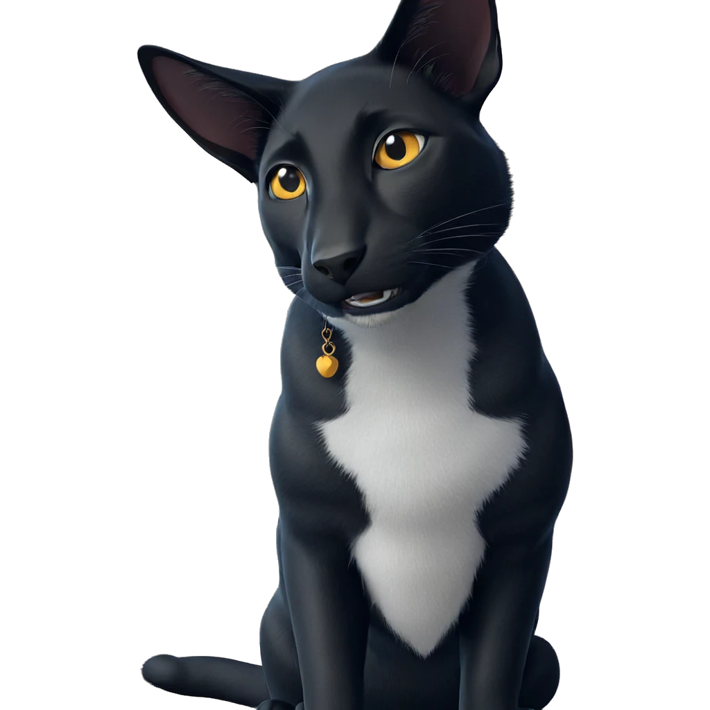 curious black cat by window emoji