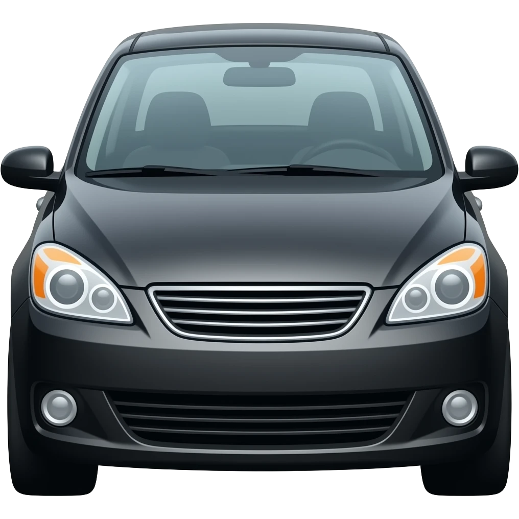 Change color of car to black , same angle same car emoji