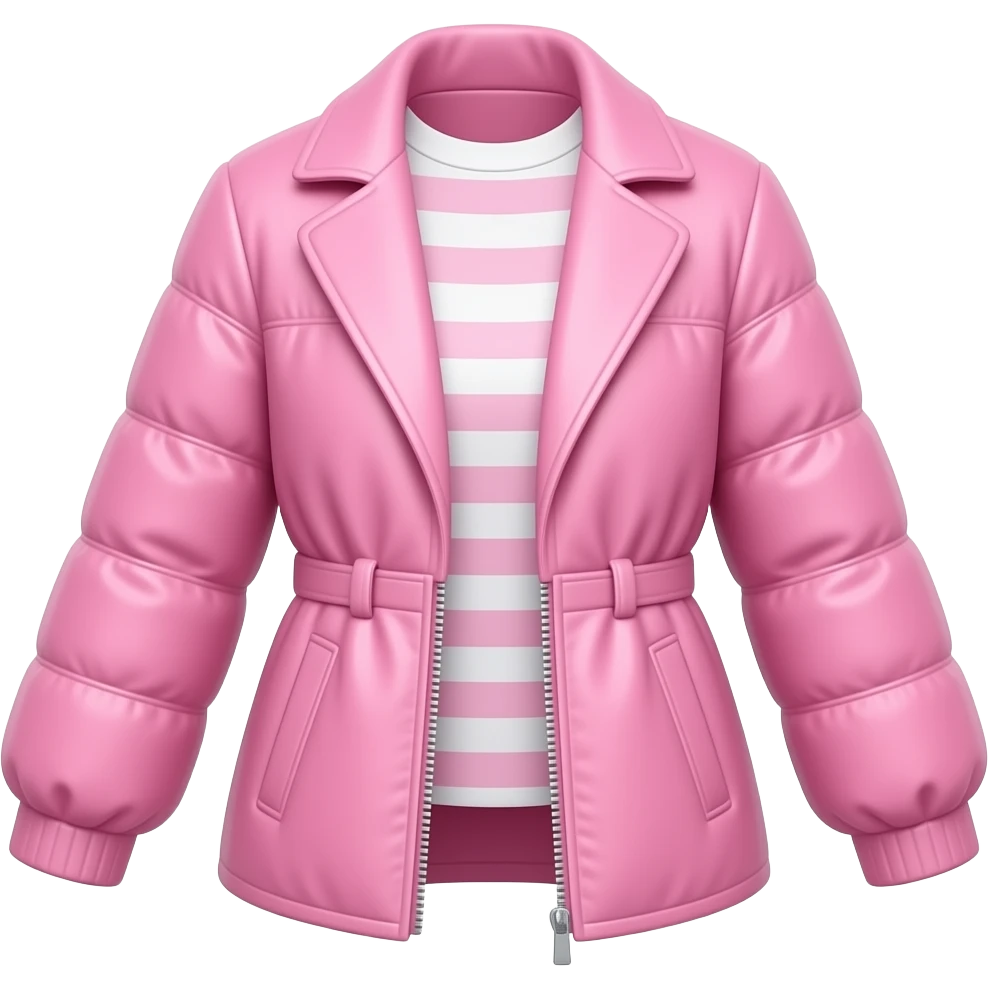 Roupa feminina estilosa rosa emoji