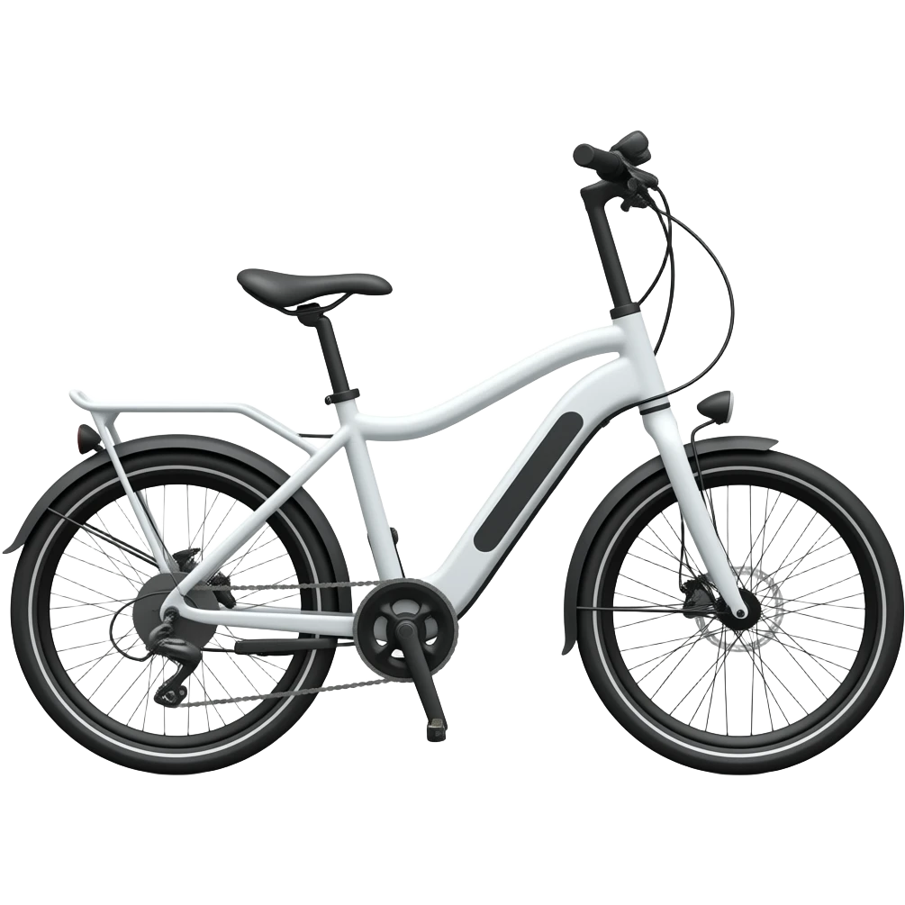 white electric cargo bike emoji emoji