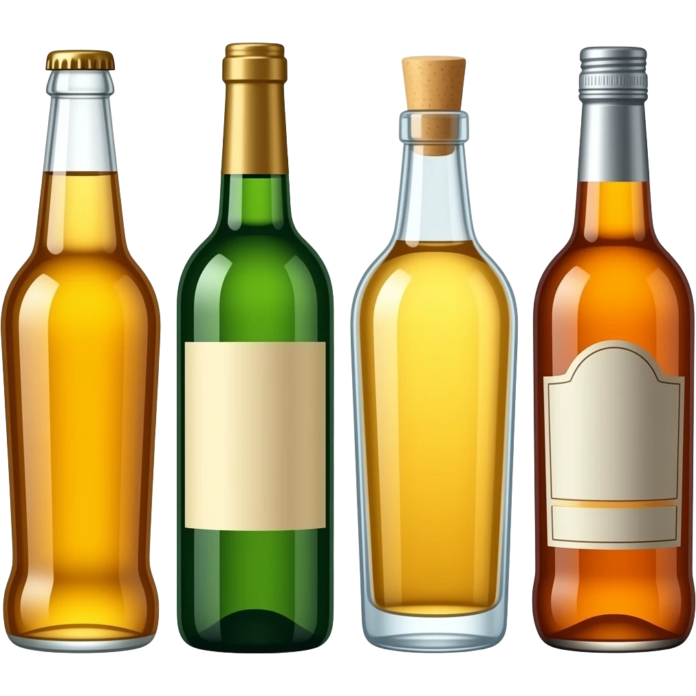 scutterbotch (multiple different drinks) beer wine tequila rum emoji