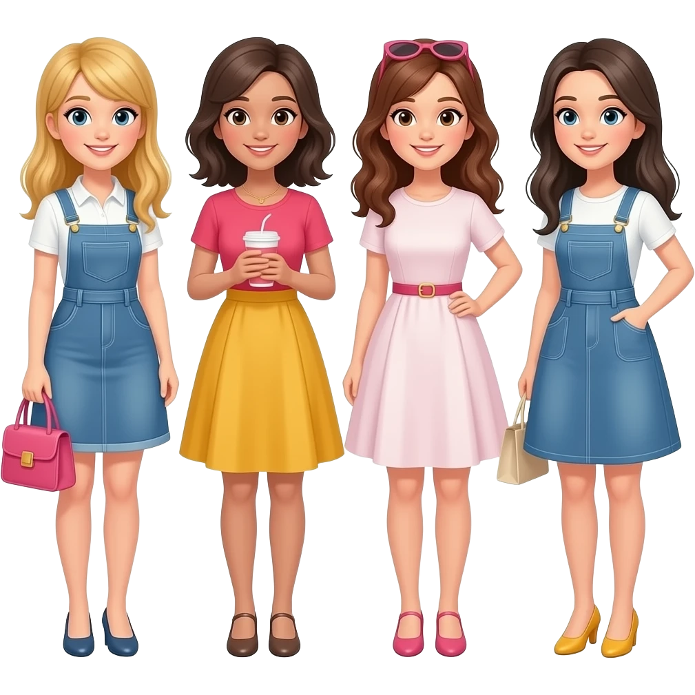 Brunch with the girls dress emoji