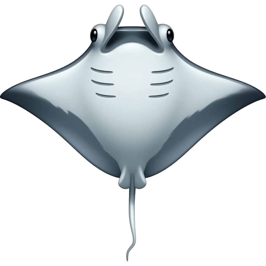 Manta ray emoji