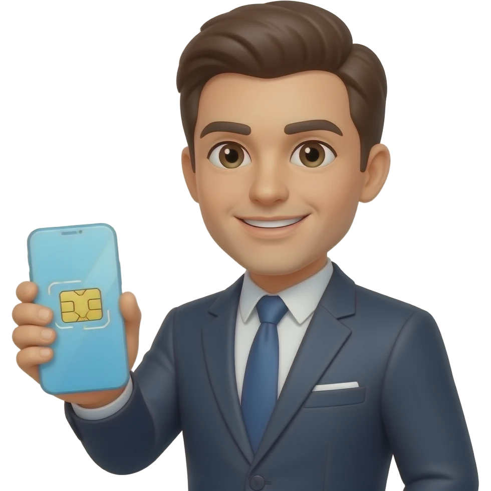 eSIM in vestors emoji