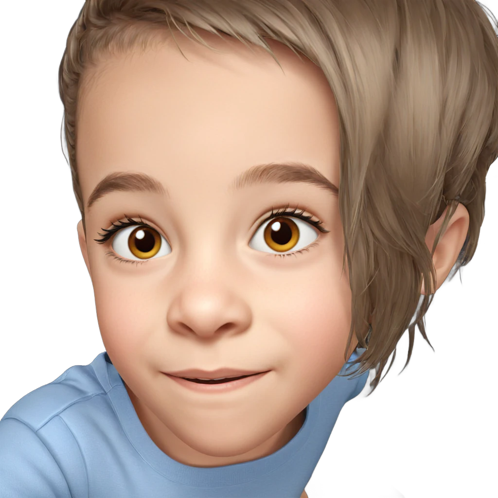 brown eyed girl portrait emoji