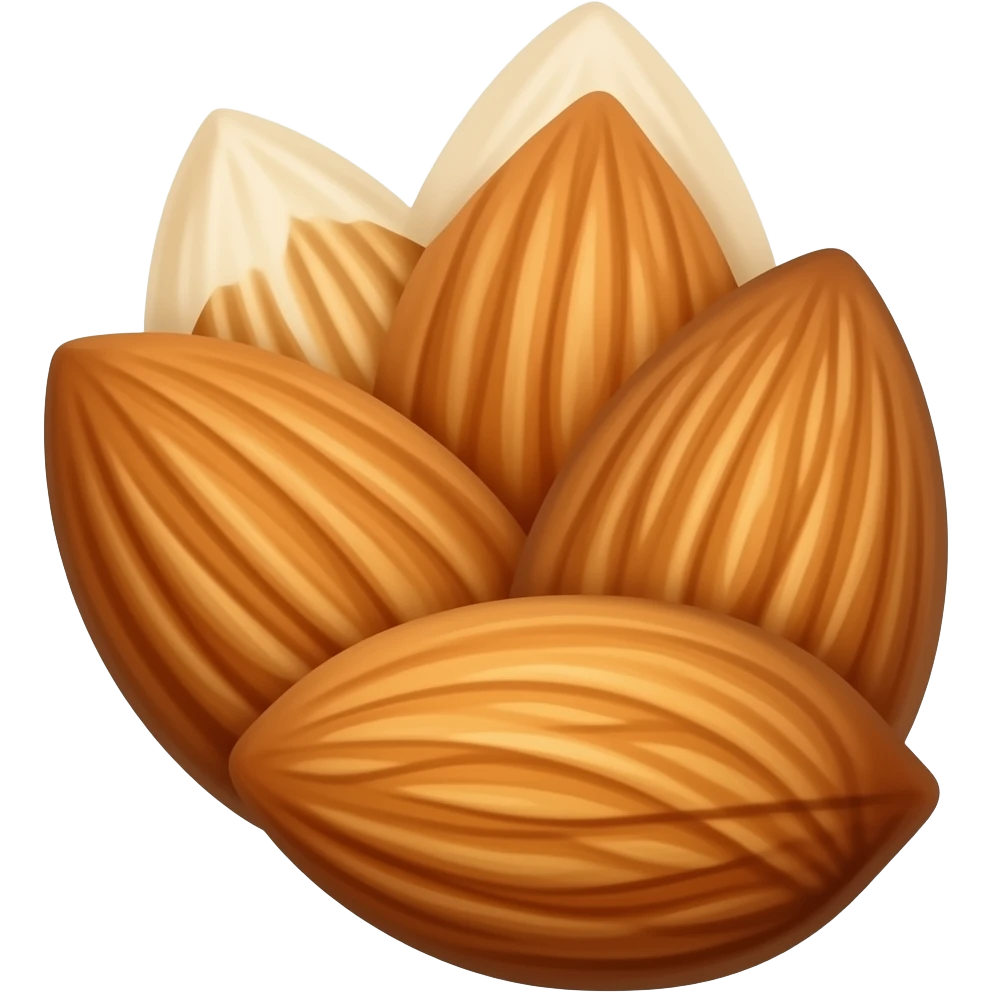 a handful of nuts - way smaller (like 5 almonds) emoji
