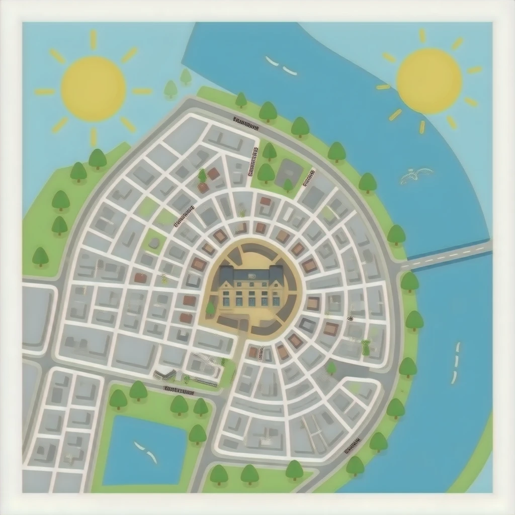 Chesterfield Town Centre map emoji