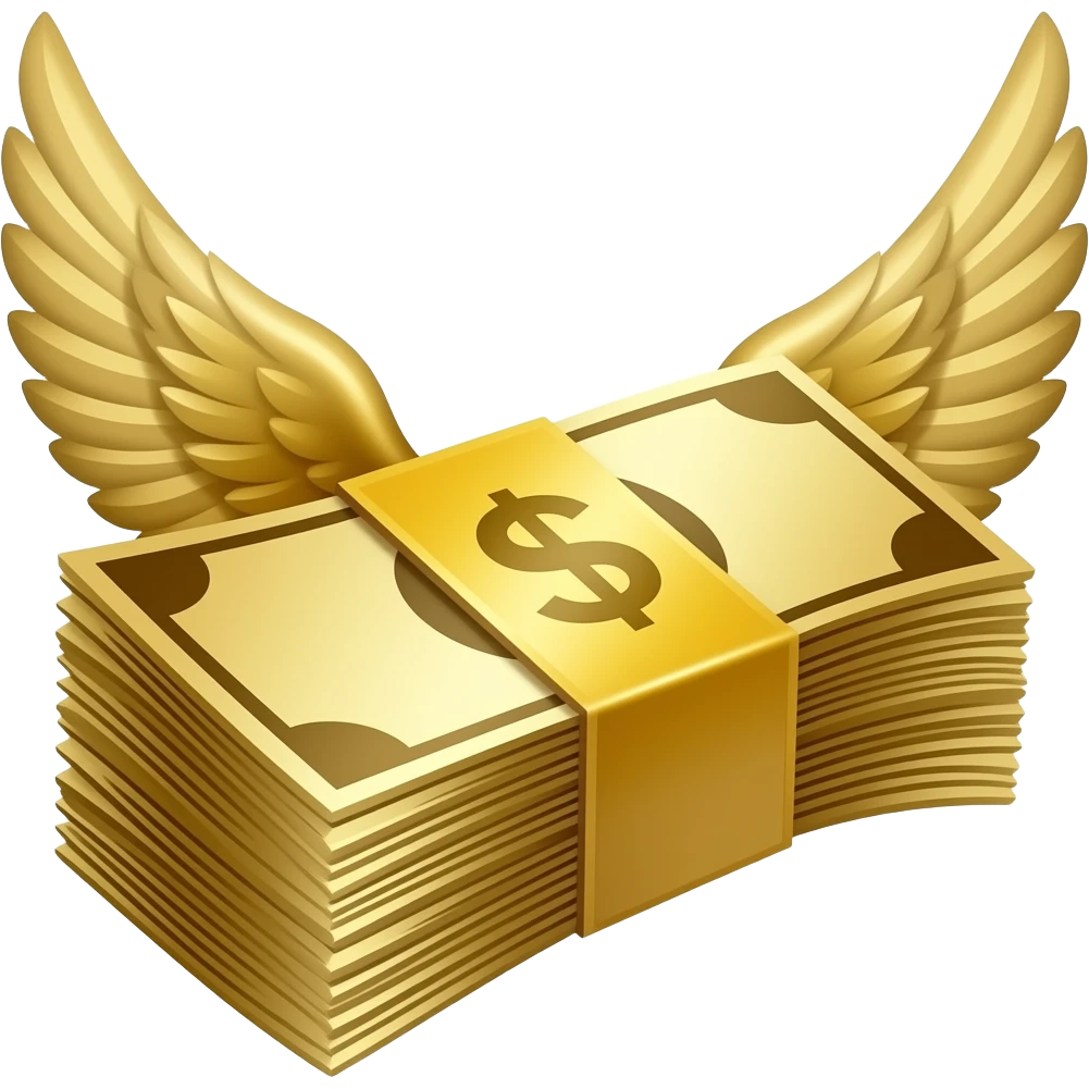money with wings emoji