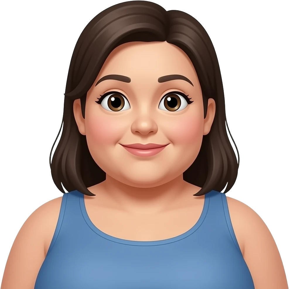 Prohibido gordas emoji