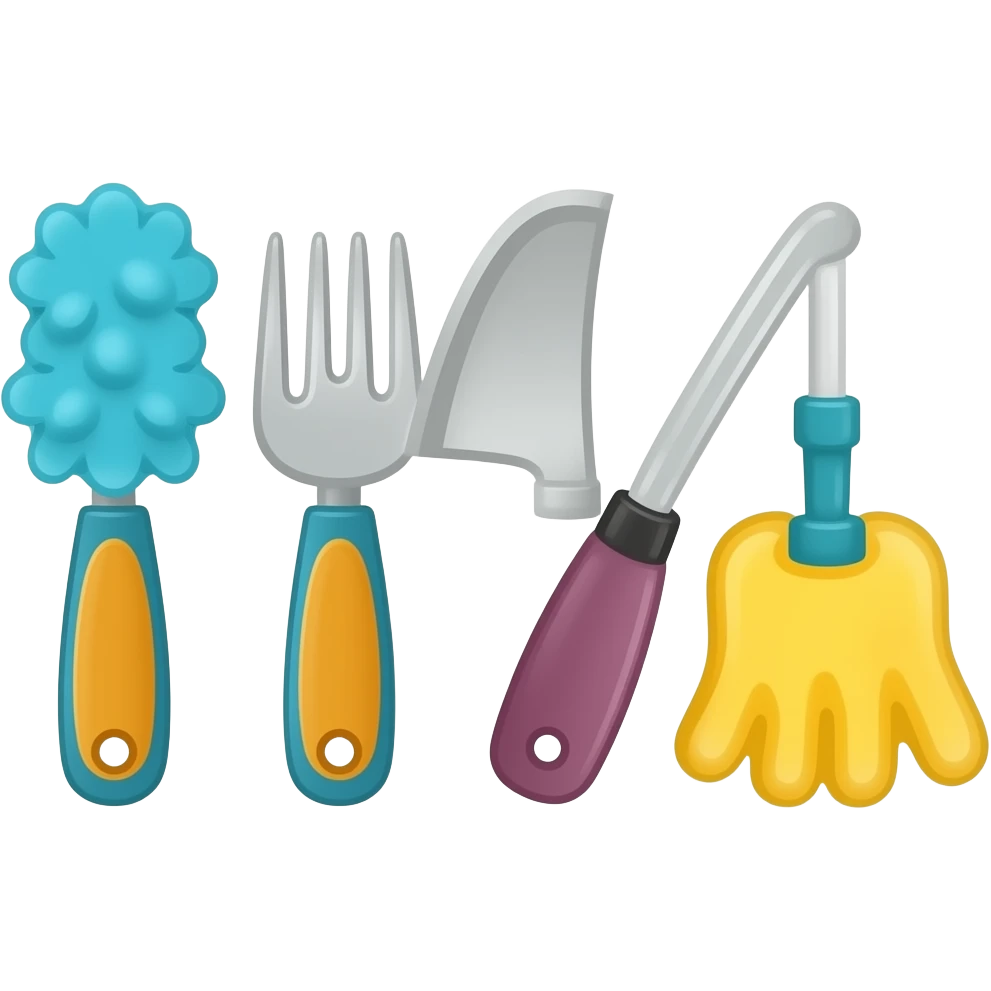 cleaning tools emoji