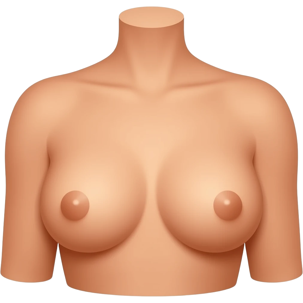 naked woman breasts emoji