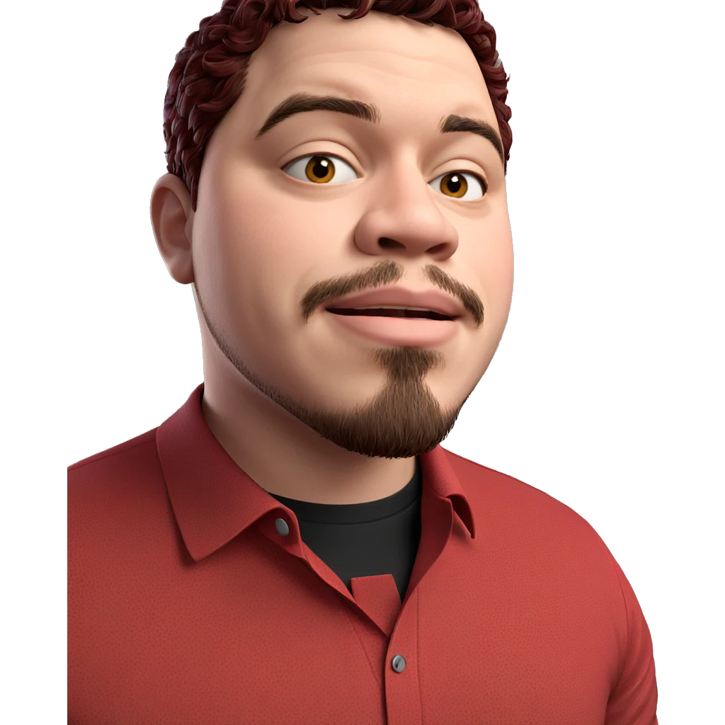 handsome boy in red shirt emoji