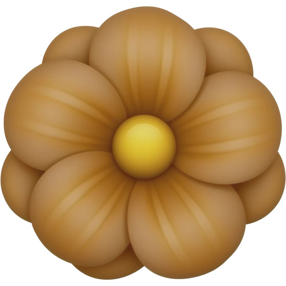 Flor  marrom emoji