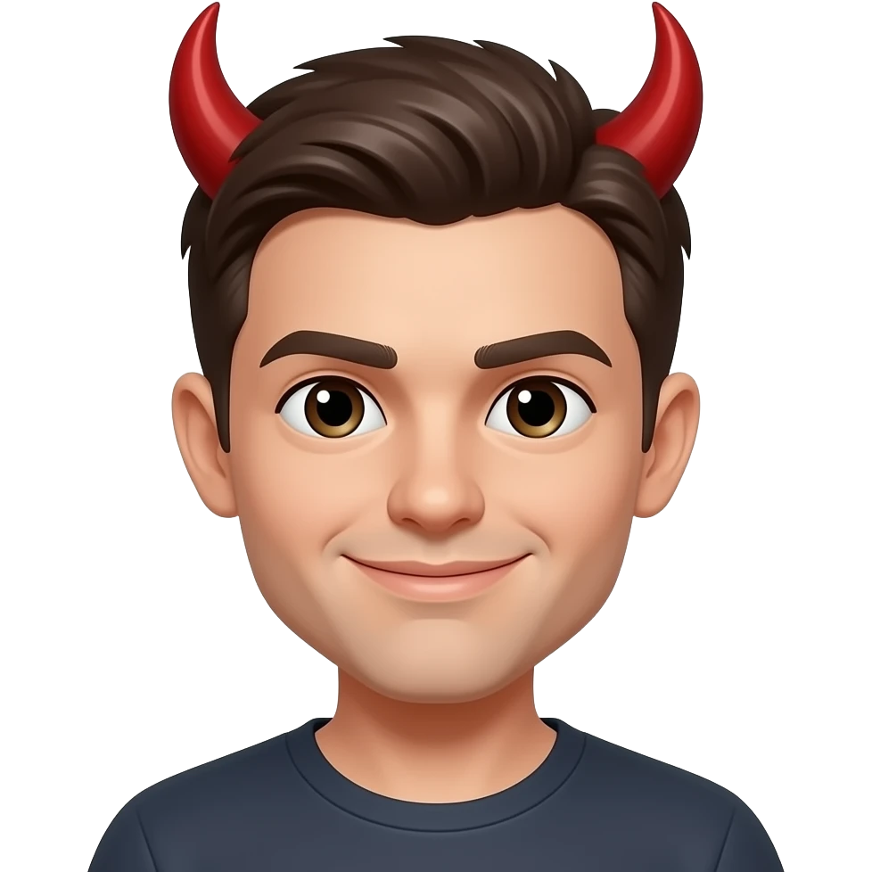 mix  😏 and 😈 emoji