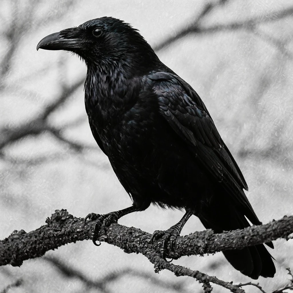 Crow emoji