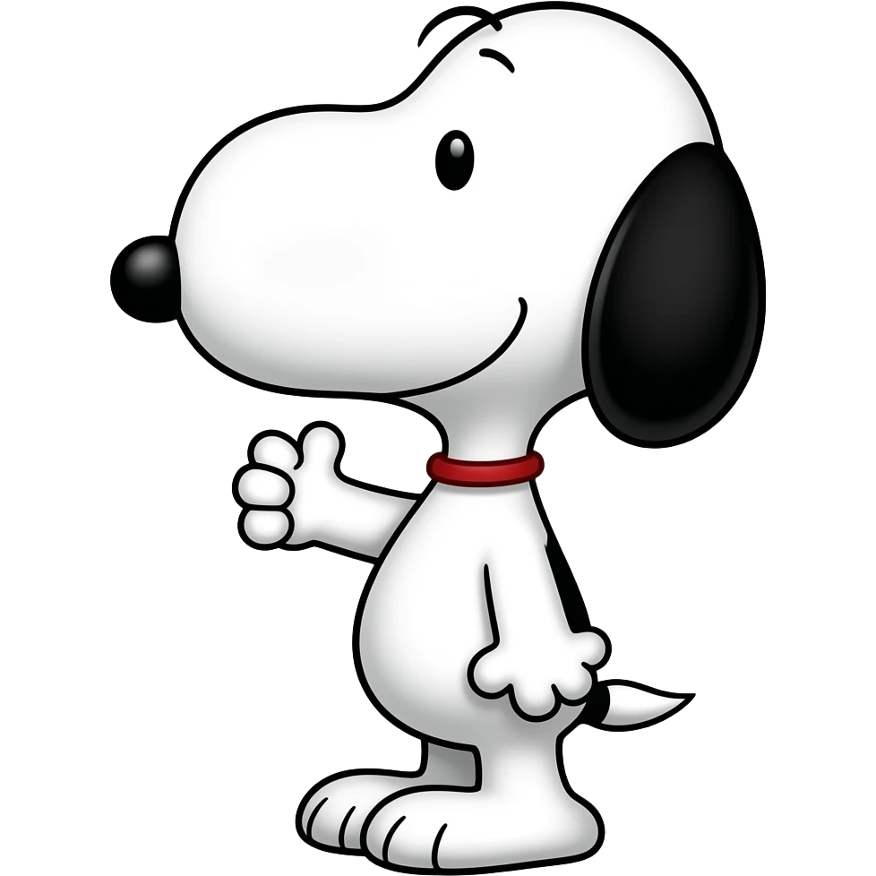Snoopy cartoon 1991 vintage and emoji