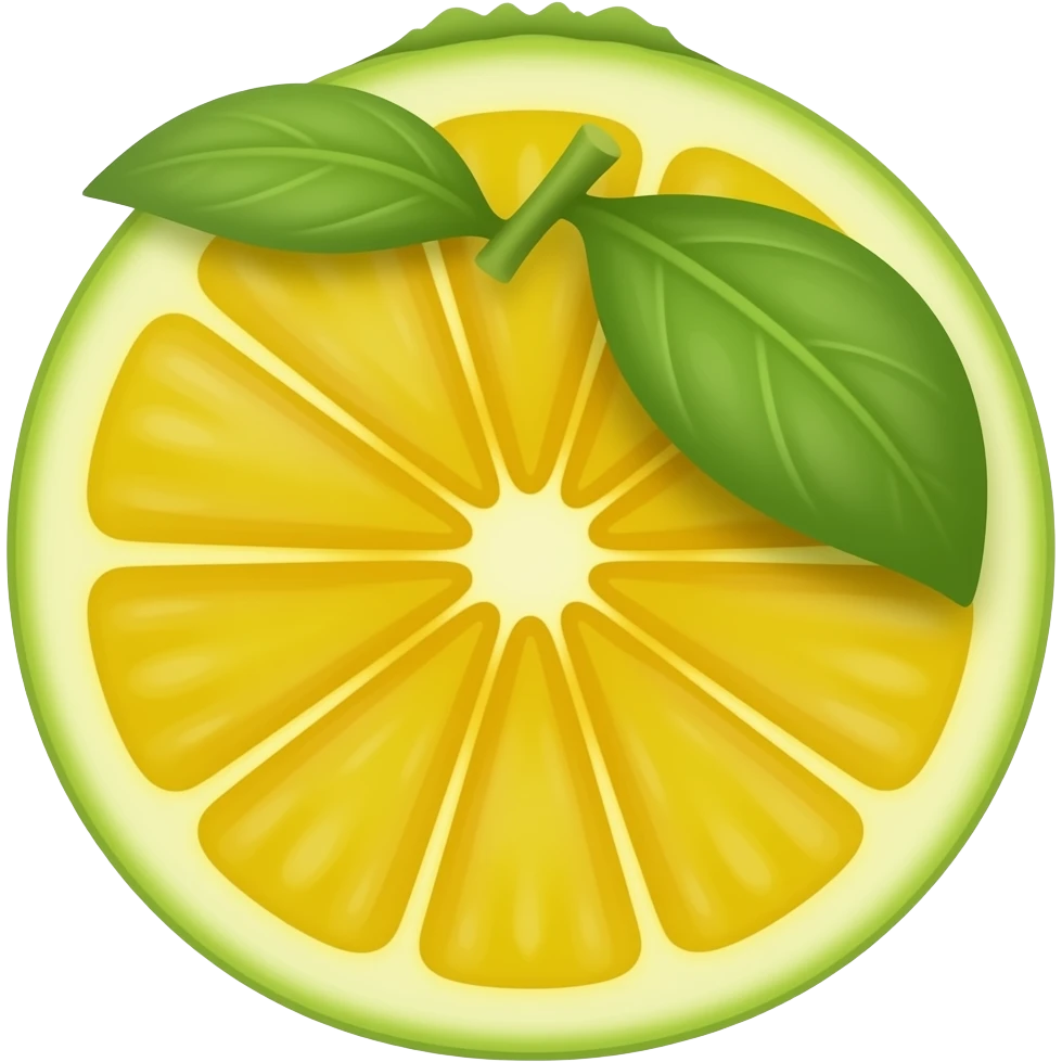 라임 바질 만다린 emoji