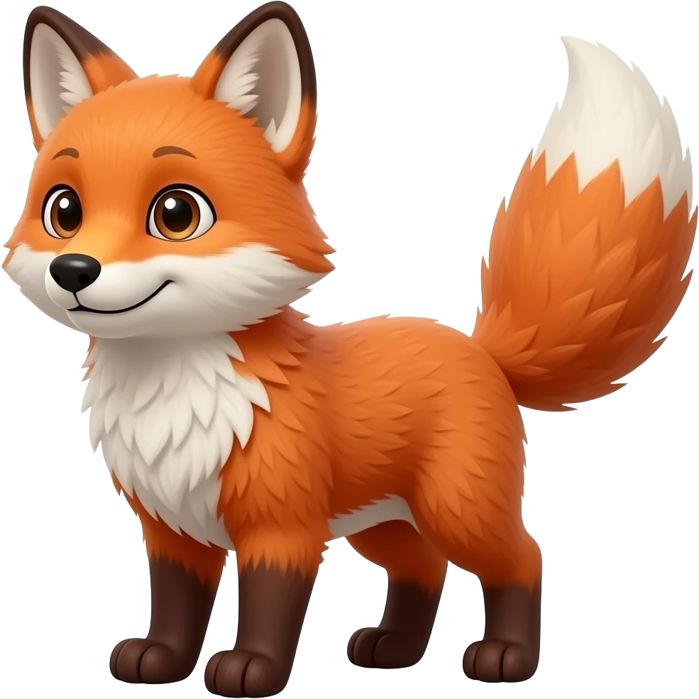 stuffed fox emoji