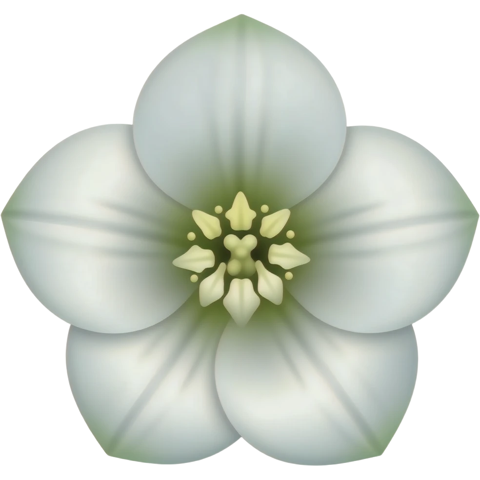 White Delphinium emoji