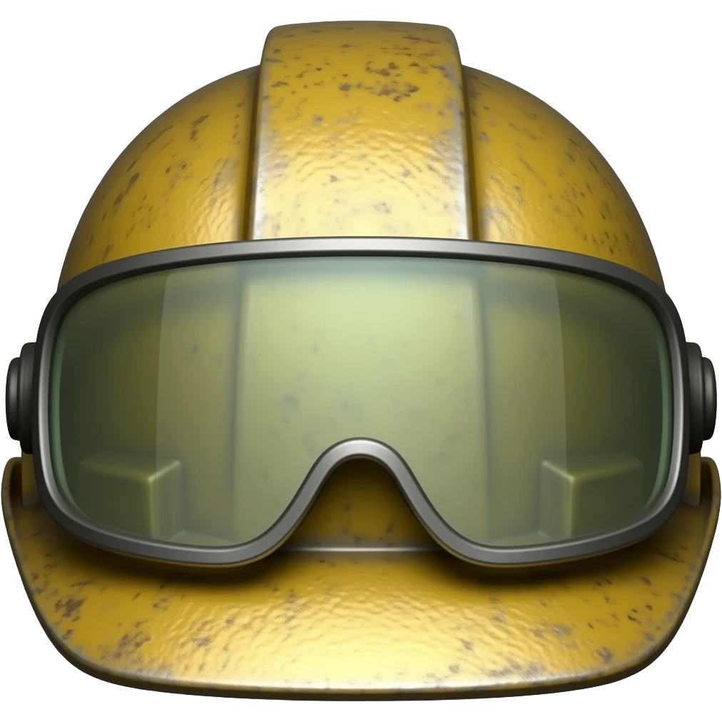 worker helmet front view emoji