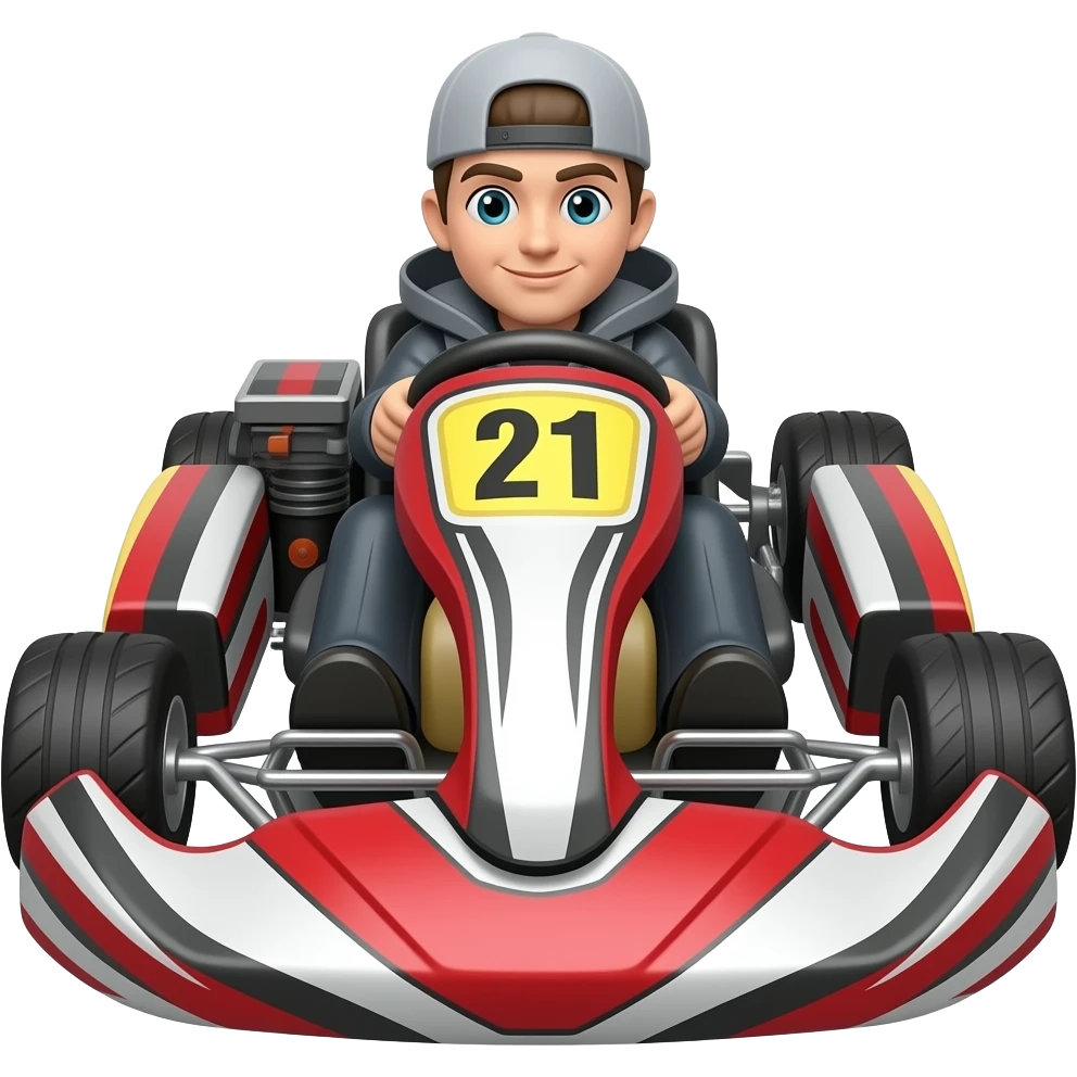 Generar emoji de go kart como si fuera un emoji original de Apple para pega en mi descripción de instagram emoji