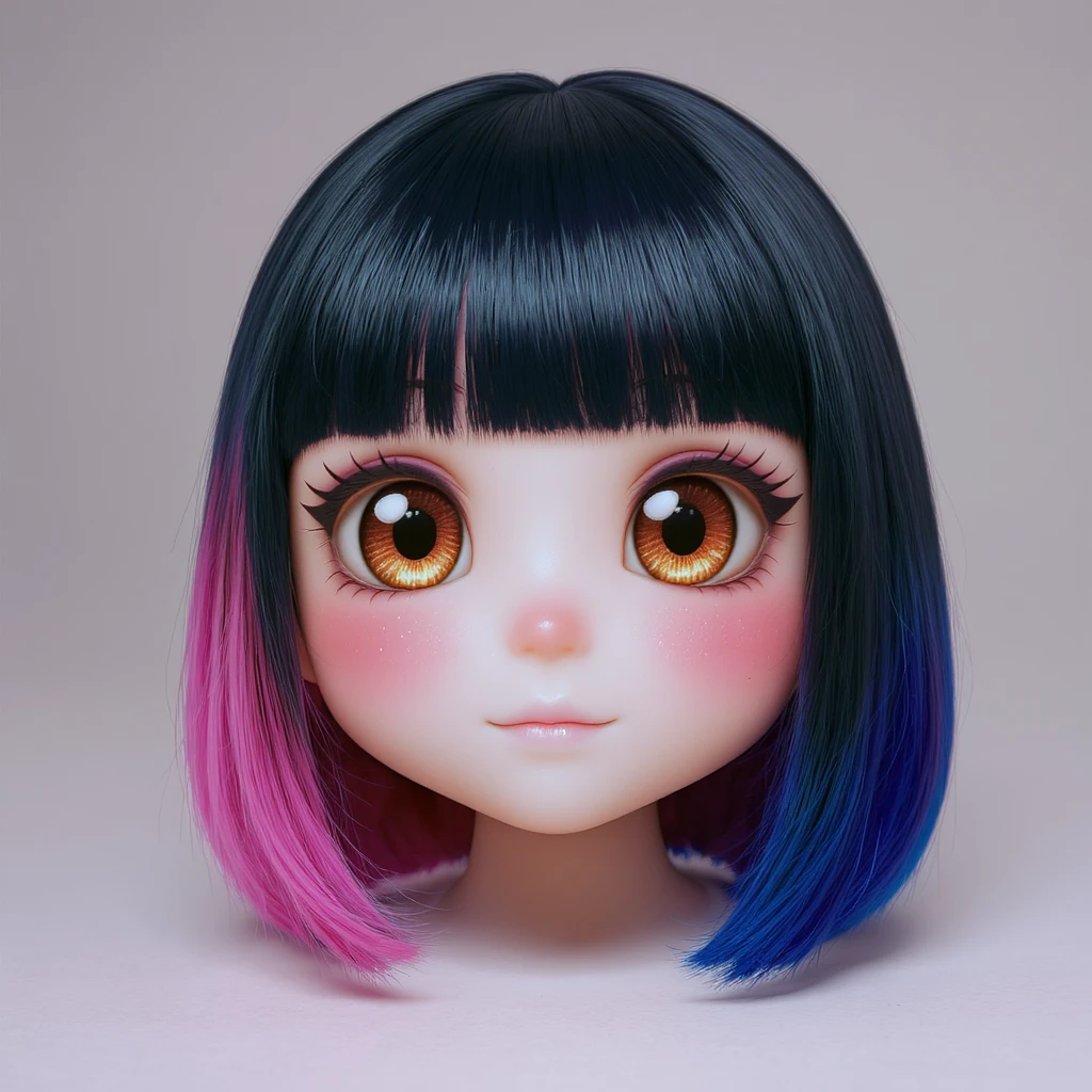 goth heart emoji, cute and shiny, with a gradient effect, no background emoji