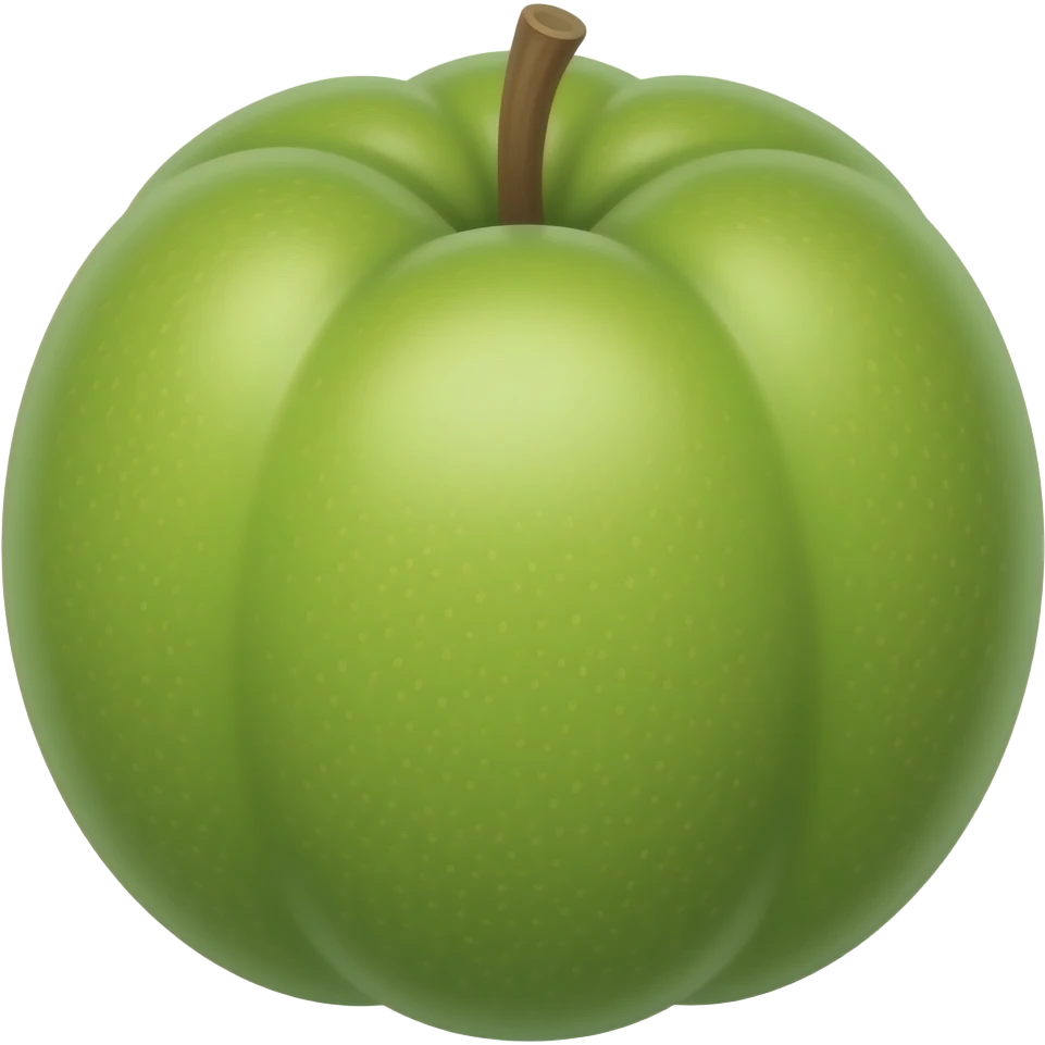 Hog plum not eyes not mouth not nose not ears green fruit emoji