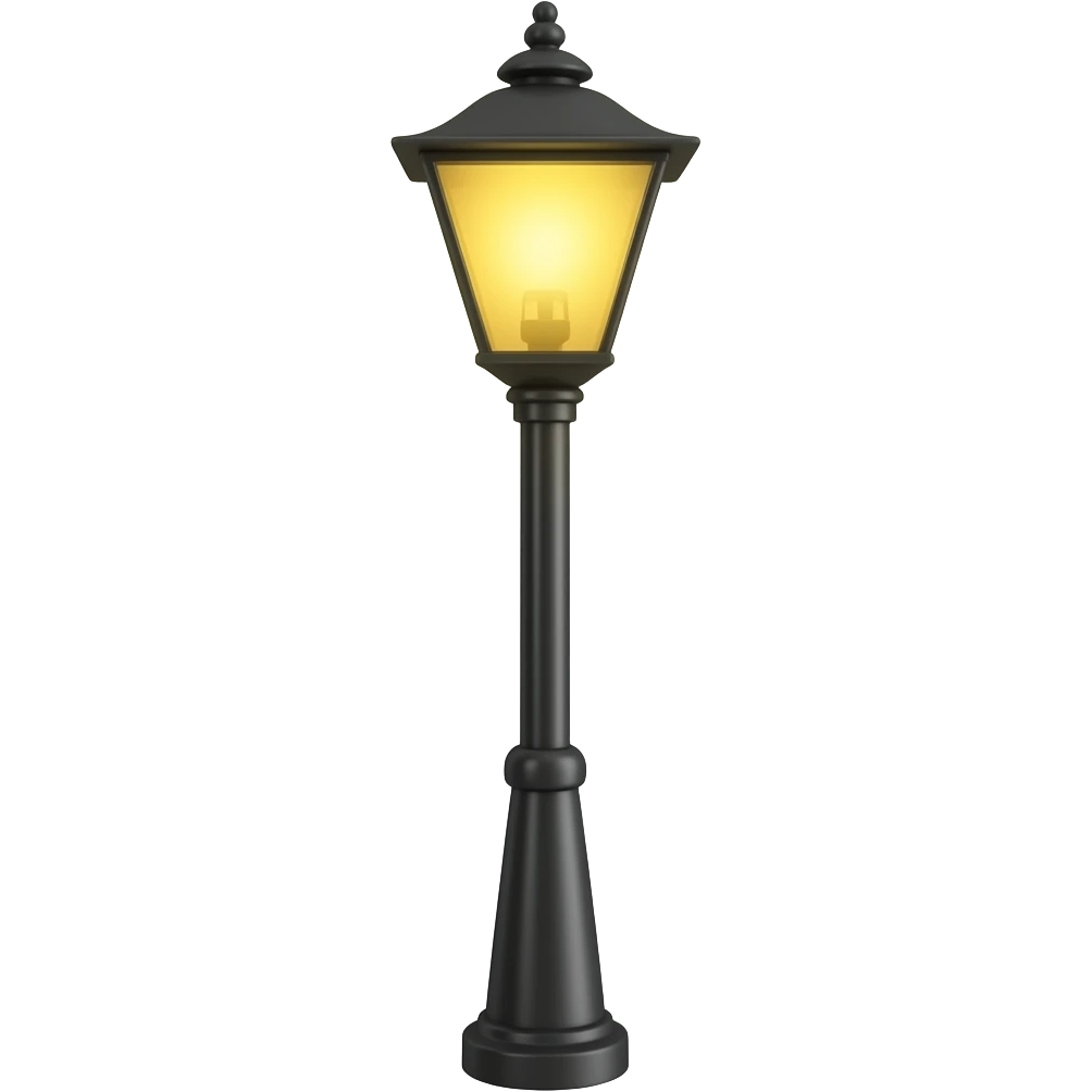Street lamp enoji emoji