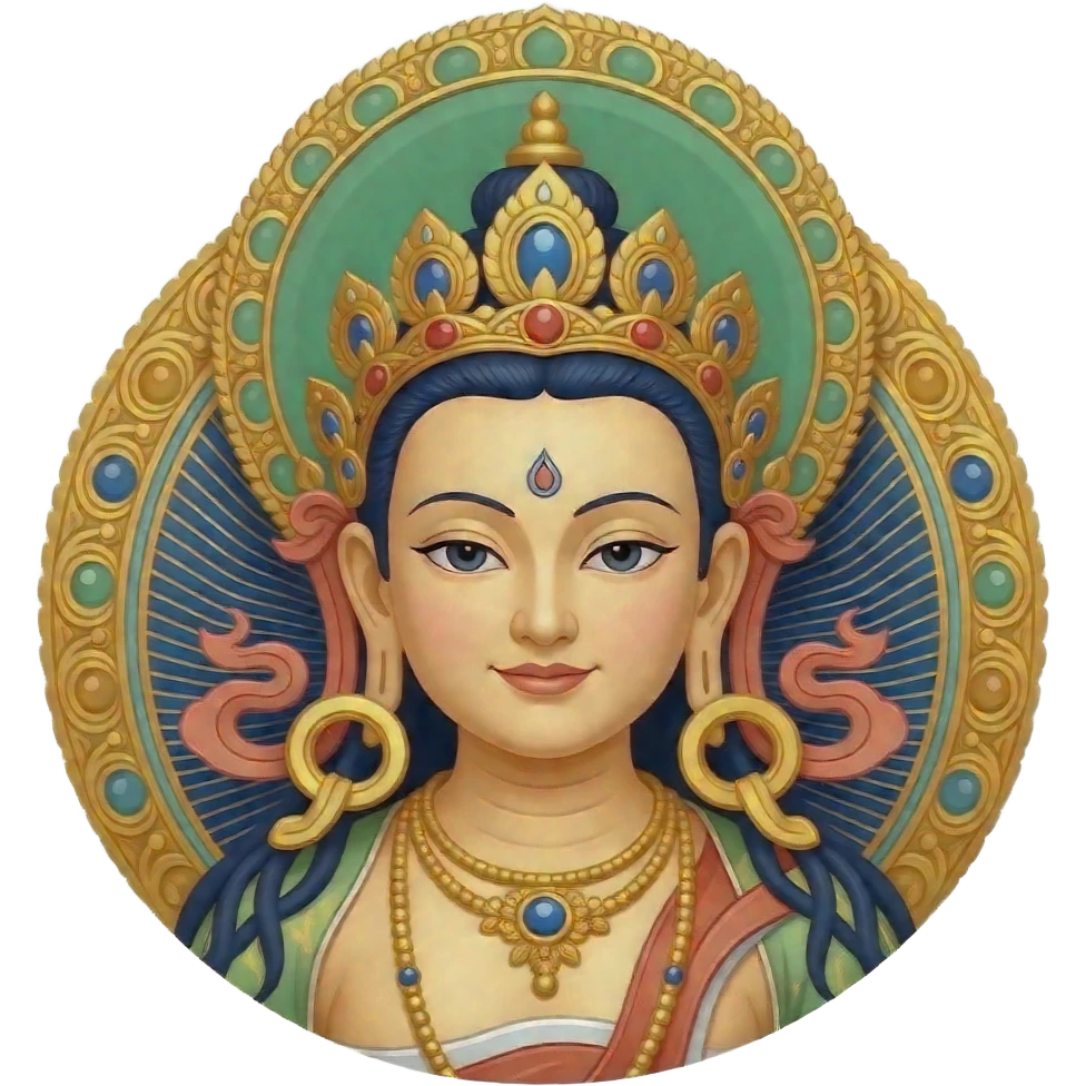 tantric goddess Vajradevi,  a supreme female Buddha emoji