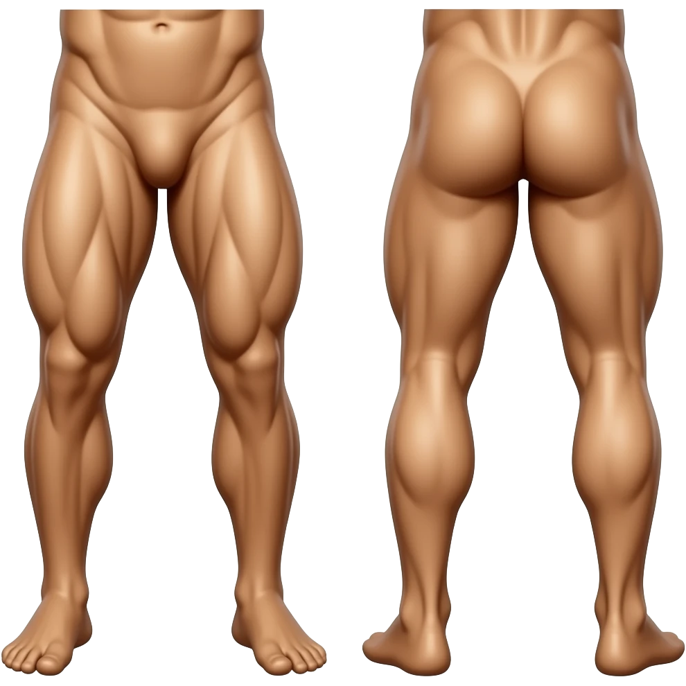 muscular Legs (one is back of leg) emoji