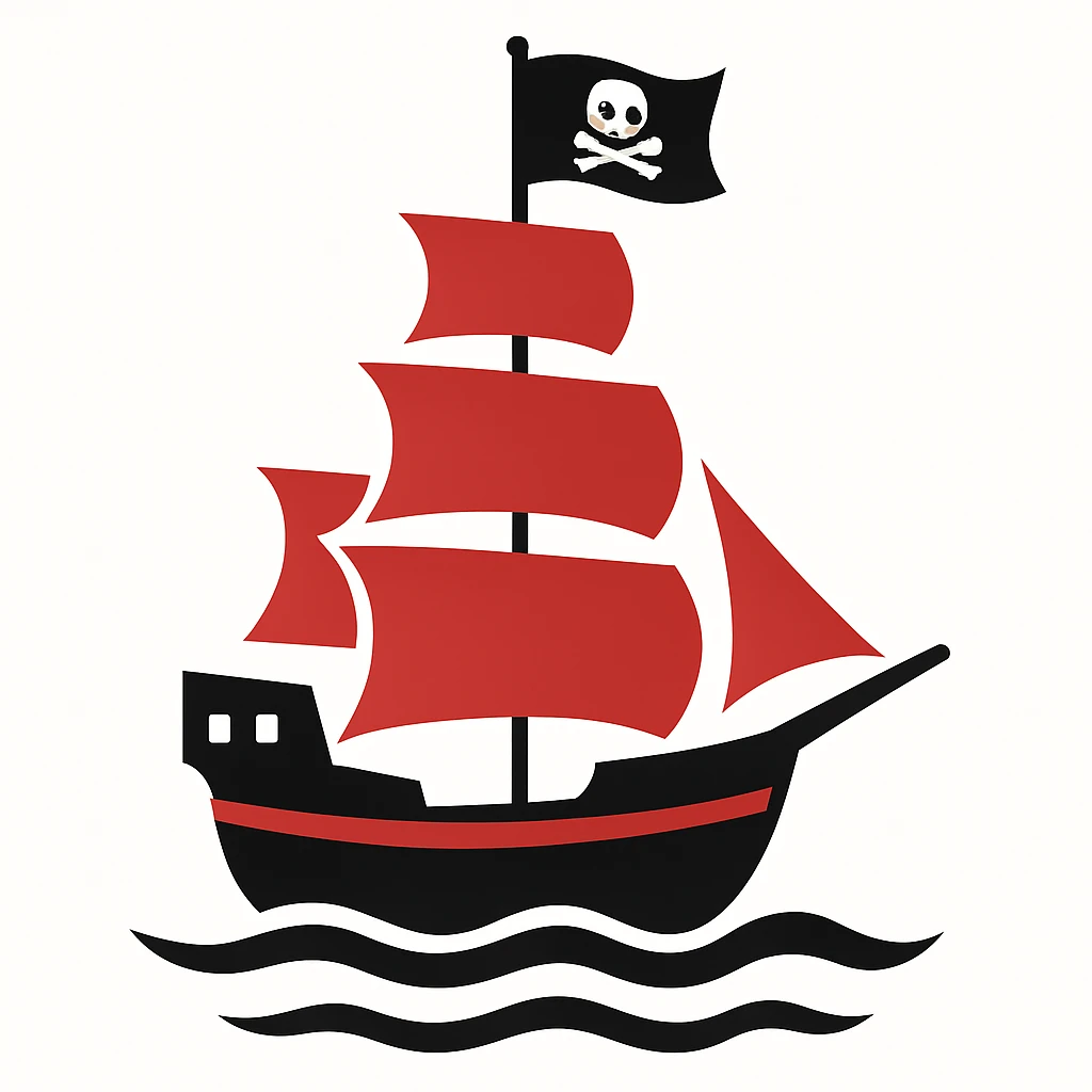 pirate ship emoji