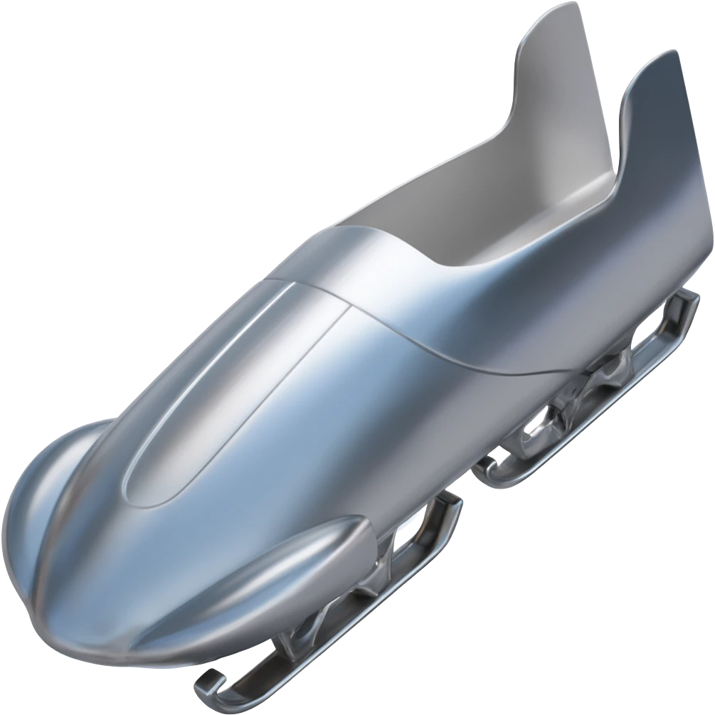 a bobleigh in the olympic winter games emoji