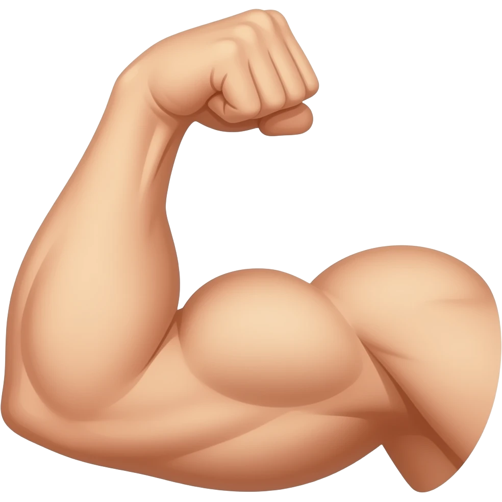 muscular biceps emoji