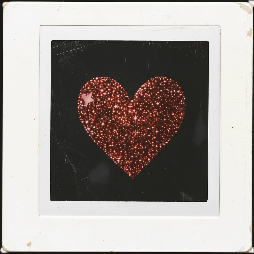 heart with a glitter effect emoji