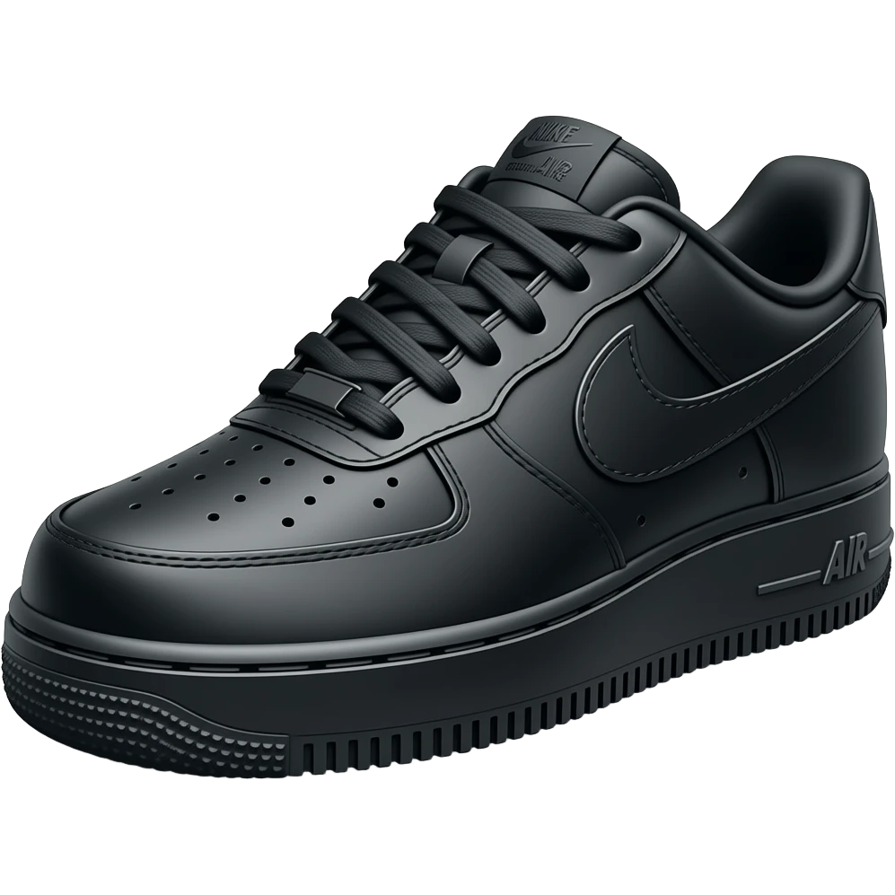 black low cut air forces emoji