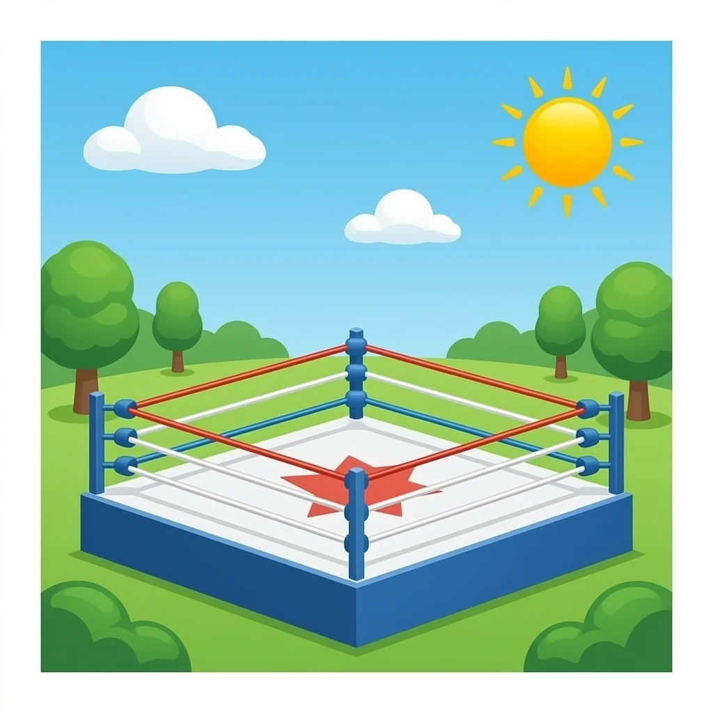 Wrestling Ring emoji