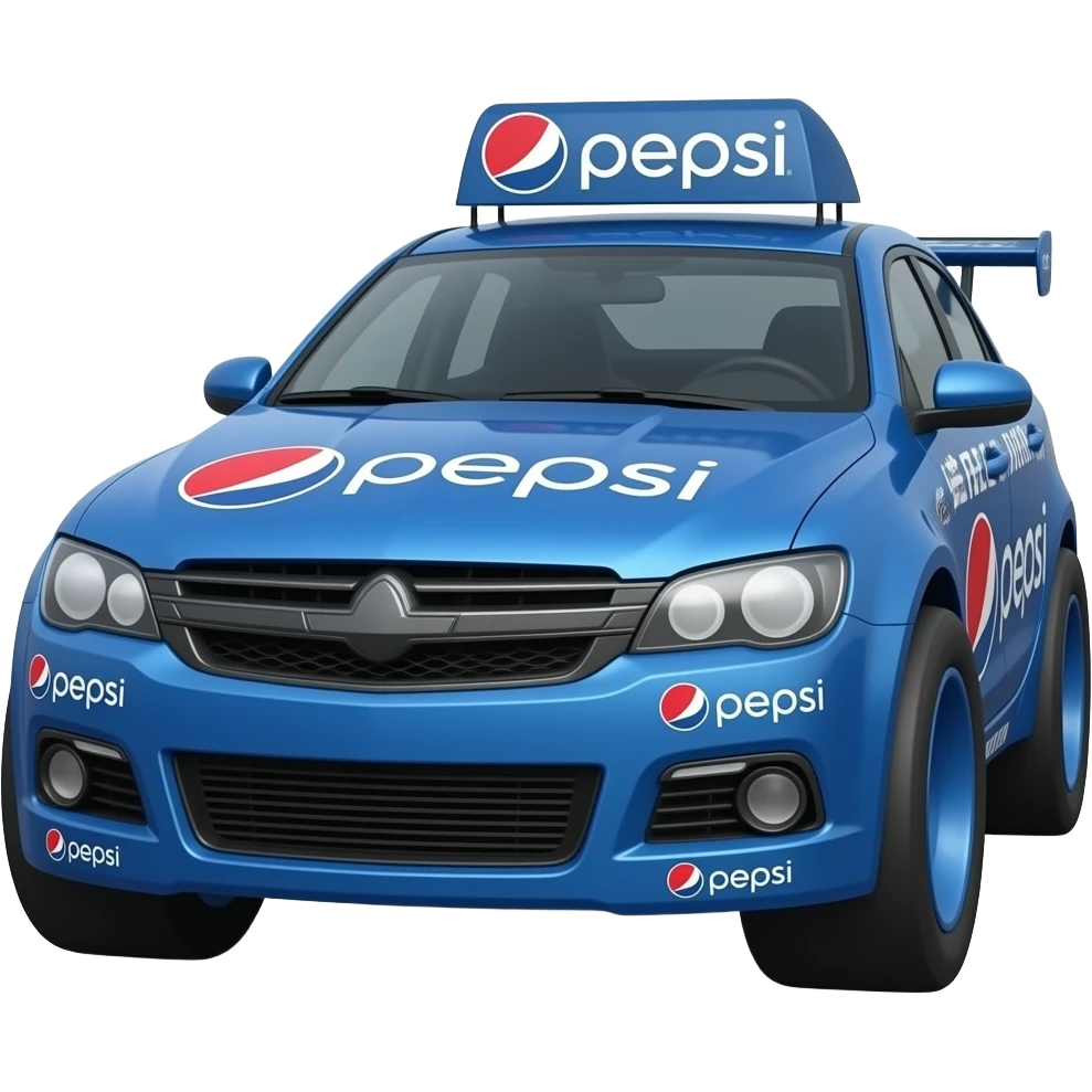 Pepsi rally car emoji