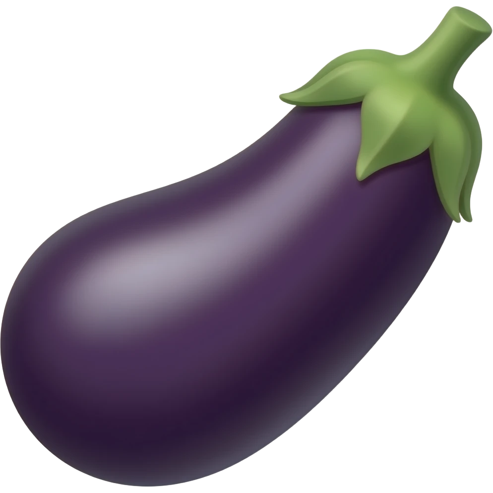 eggplant emoji