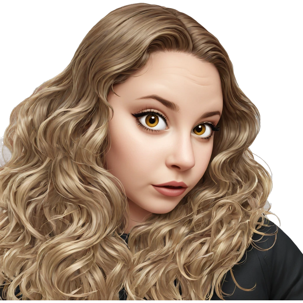 brown haired girl portrait emoji