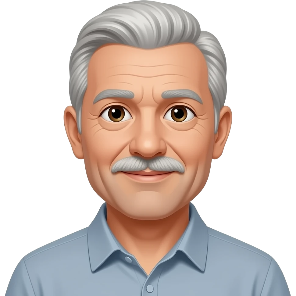 no beard, no mustache 72-year-old man and figs emoji