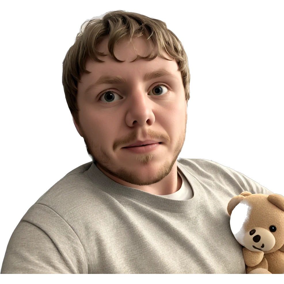 boy with teddy bear indoors emoji