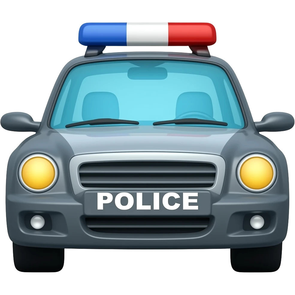 Police car emoji