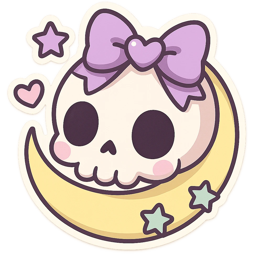 pastel goth objects, show one emoji