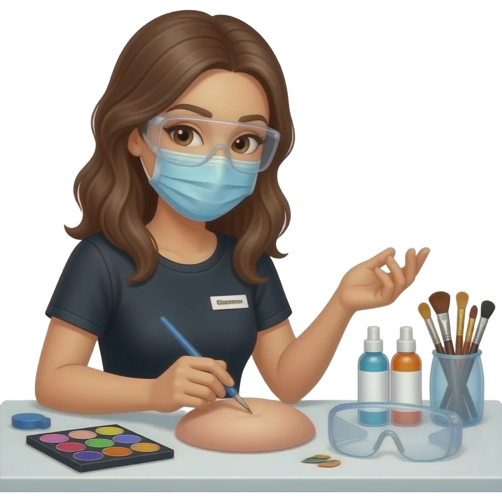 Semi-permanent makeup class emoji