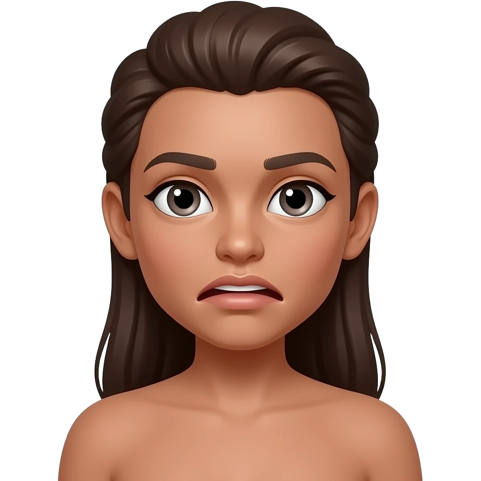 girl with out cloths only bruh emoji