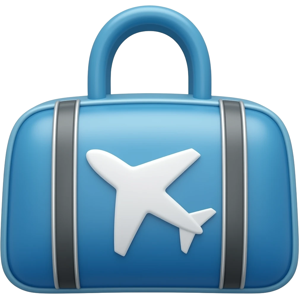 plane bag emoji