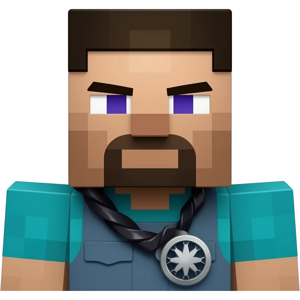 Crea un Warden de minecraft emoji